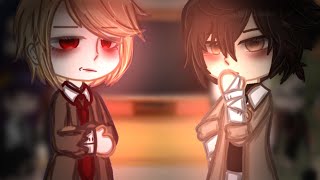 Bsd react to Dazai as William James Moriarty  Bsd reaction [upl. by Tran]