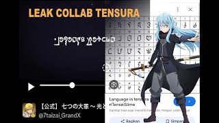 Leak Collab Tensura Again wuuu  Seven Deadly Sins [upl. by Harrietta381]