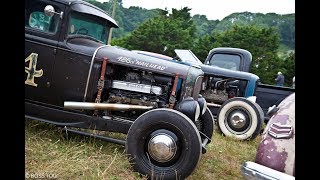 VHRA Pendine Sands Hot Rod Races July 1st 2018  Morning Walk Around The Car Park [upl. by Ytsud]