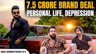 75 Crore Brand Deal  Depression Income  Personal Life  Ft RajveerFitnessSeries  Ep 5 [upl. by Argyle795]