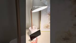 Wireless phone charger Charging station desk lamp and pen holder httpsamznto3wOdUf2 [upl. by Reklaw]