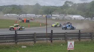 British Autograss Series Rd 1 Evesham day 2 23rd June 2024 Class 7 Semi Final 1 [upl. by Moore761]