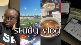 study vlog🪷 healthcare student pho date hbcu homecoming election day [upl. by Sucramat262]