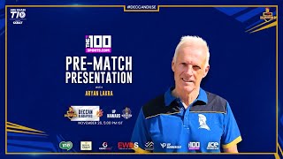 Prematch presentation with Peter Moores [upl. by Hardi]