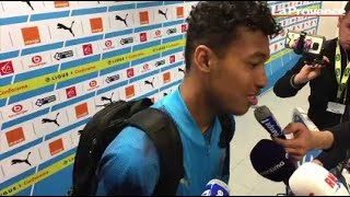 OM  quotJouer une finale au Vélodrome contre Lyonquot Kamara [upl. by Gail]