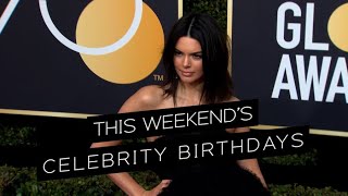 Celebrity Weekend Birthdays David Schwimmer Anna Wintour Roseanne Barr Kendall Jenner and more [upl. by Giff]