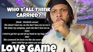 POWER OF LOVE YOU SAY LOL  Eminem Love Game Ft Kendrick Lamar REACTION [upl. by Persis]