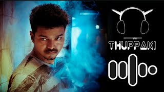 Thuppaki bgm ringtone thalapathy armurugadas harrisjayaraj thuppaki bgm ringtone [upl. by Dagley]