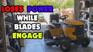 Cub Cadet Riding Mower Lacks Power When Cutting Grass EASY FIXES [upl. by Corinne]