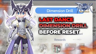 DIMENSION DRILL BEFORE RESET [upl. by Oderfodog]