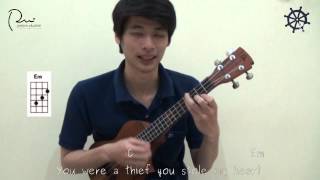 Ukulele  Belajar Lagu Just Give Me A Reason  PINK [upl. by Hanid851]