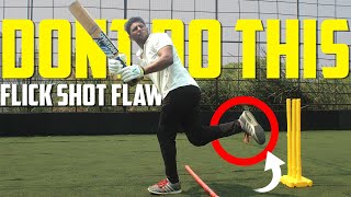 Dont Do This  Flick Shot Flaw  Cricket Batting Tips  Nothing But Cricket [upl. by Llevaj915]