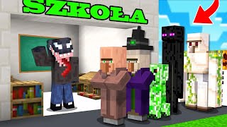 OTWORZYŁEM SZKOŁĘ DLA MOBÓW W MINECRAFT wow [upl. by Erreipnaej989]