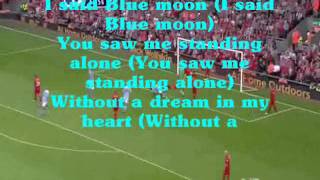 Manchester City Anthem Blue Moon with lyric [upl. by Ahseina]