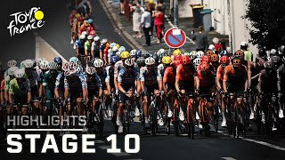 Tour de France 2024 Stage 10  EXTENDED HIGHLIGHTS  792024  Cycling on NBC Sports [upl. by Ahsinan837]