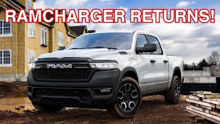 The Ramcharger Is Returning As A PlugIn Hybrid Pickup [upl. by Anaitat]