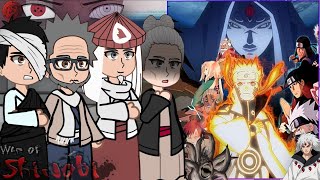 Konoha Council Elders  3rd Hokage react to 4th Great Ninja War  Naruto [upl. by Musser]