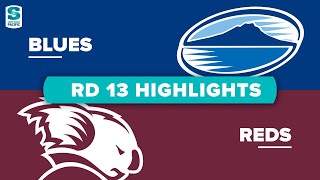 Super Rugby Pacific  Blues v Reds  Round 13 Highlights [upl. by Meerak]