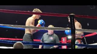 damin Lennard vs Carter luukkonen kickboxing match  apex fight league 1 fyp [upl. by Eliades]