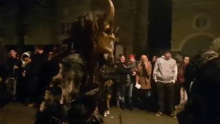 Real Krampus from Hell 👹 Krampuslauf Klagenfurt 26112016 👹 [upl. by Hilda4]