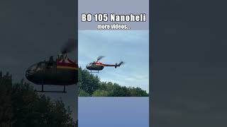 BO 105 Nanoheli with the sound of the original helicopter [upl. by Gaige55]