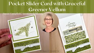 Pocket Slider Card with Graceful Greenery [upl. by Amann]