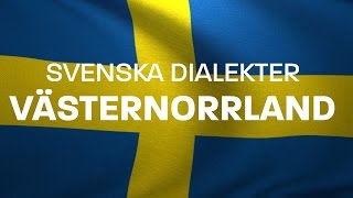 Svenska Dialekter – Norrländska – Västernorrländsk dialekt Voice To Me [upl. by Nnyre]