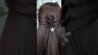 hair tutorial part 49 hairstyle hair shorts [upl. by Ahsaenat]