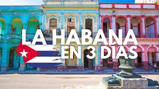 Qué Hacer en La Habana en 3 DÍAS Imprescindibles para tu Viaje a Cuba 🌅🍹 [upl. by Cassey202]