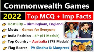 Commonwealth Games 2022 Current Affairs 2022 Commonwealth Games Winners List Commonwealth Games Gk [upl. by Filbert30]