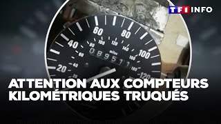 Compteurs kilométriques truqués  comment éviter les pièges｜TF1 INFO [upl. by Nedah]