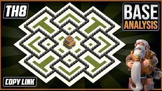 THE BEAST TH8 HYBRIDTROPHY Base 2023 Town Hall 8 Hybrid Base Design – Clash of Clans [upl. by Nnahs]