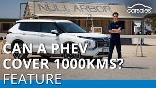 2023 Mitsubishi Outlander PHEV Range Test  Can this plugin hybrid SUV cover 1000km [upl. by Magdalene]