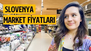 Slovenyada 10 EURO ile Marketten Ne Alınabilir l Slovenya Market Fiyatları [upl. by Mima]