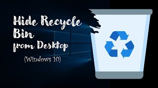 how to remove recycle bin in windows 101187 shorts [upl. by Tiphanie]