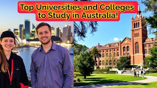 🏤🏫Top Universities and Colleges to Study in Australia💗❤️‍🔥 [upl. by Apeed]