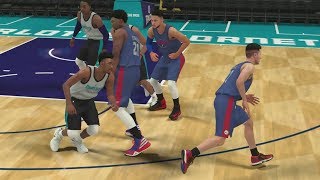 NBA 2K18 Gameplay Offensive Tendencies AI and Motion [upl. by Judie]