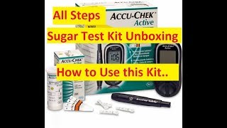 HOw to use Glucometer  Diabetes test kit Sugar test kit [upl. by Annairt395]