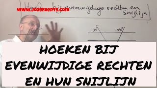 341 Hoeken bij evenwijdige rechten en hun snijlijn [upl. by Mildrid]