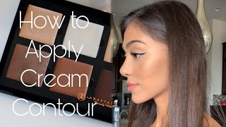 How to Apply Cream Contour for beginners  Chelseasmakeup [upl. by Hanfurd48]