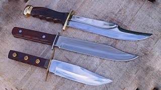 C Jul Herbertz TRIO Original Bowie Knives amp African Hunter Solingen Germany Jagdmesser [upl. by Genesa]