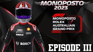 F1 Career Mode  Monoposto 2023 Championship Mode Episode 3 [upl. by O'Grady]