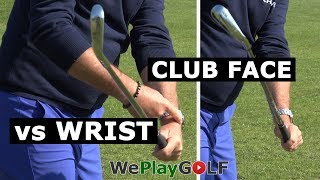 Golf instruction Perfect wrist action for a square club face in your golf swing [upl. by Elin111]