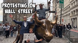 We protested the Willow Project on Wall Street [upl. by Annuahsal322]