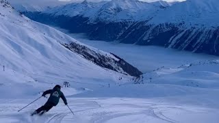 Skiing in StMoritz with the Be Engadin Ski school 🇨🇭⛷️❄️ [upl. by Bronder]