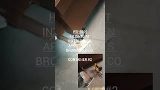 WO8500 HEIGHTS INTERLOCKEN APTS BROOMFIELD CO  REPLACE DAMAGED CASTER WHEELS QTY3 CONTAINERS [upl. by Nnylyar]