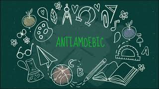 ANTIAMOEBIC  PHARMACOLOGY  Tissue and luminal Amoebicidal [upl. by Nosinned]