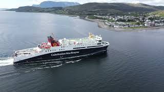 Calmac Stornoway to Ullapool ferry on approach to Ullapool [upl. by Loma]