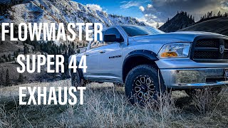 FLOWMASTER 44 SUPER EXHAUST  2011 Ram 1500 47L [upl. by Iseabal]