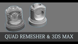 3D Modeling with Quad Remesher And 3DS Max [upl. by Anuahsat]